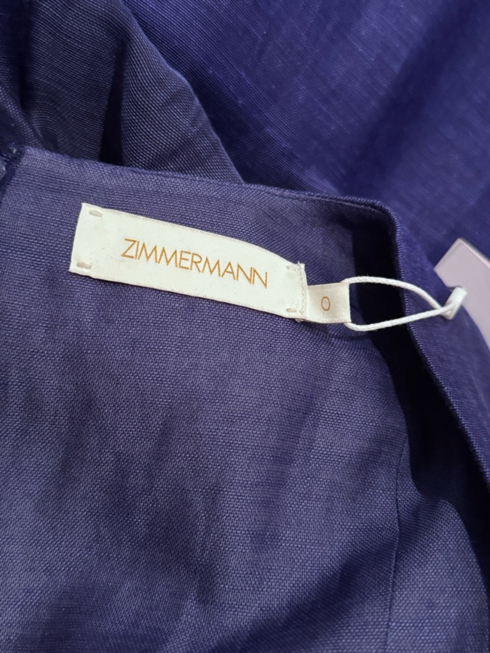 Zimmermann Ultramarine Tamma Linen Dress - Picture 5 of 7